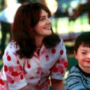 Drew Barrymore as Beverly Donofrio and Cody Arens as her son Jason in Columbia's Riding in Cars with Boys - 2001