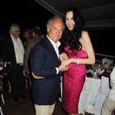 Mick Jagger and L'Wren Scott attend Finch's Quarterly Cannes Dinner 2010 at the Hotel du Cap as part of the 63rd Cannes Film Festival on May 17, 2010 in Antibes, France