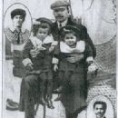 Joseph Philippe Lemercier Laroche with Juliette Marie Louise Lafargue and Children Simonne, and Louise