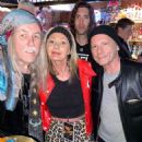 Bruce Dickinson and Leana Dolci With Uli John Roth at Whisky A Go Go on April 6, 2024
