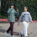Teri Hatcher – On a walk with her daughter Emerson Tenney in Los Angeles - 454 x 522