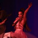 Ariana Grande – Performing at her Sweetener World Tour at O2 Arena in London