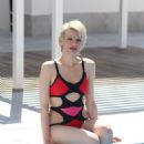 Chloe Jasmine in Swimsuit on the pool in Cape Verde - 454 x 681