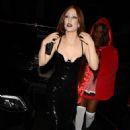 Jess Glynne – Arriving at 22 Mayfair Halloween Party - 454 x 681