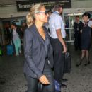 Anne-Sophie Lapix &#8211; Arriving at Nice Airport