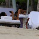 Draya Michele – In bikini on the beach in Cancun
