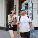 Brooke Reyna – With Jacob Batalon walk their dog around Manhattan’s Soho area - 454 x 645