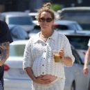 Ashley Tisdale – Stylish mama-to-be enjoying coffee in Studio City - 454 x 593