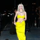 Ava Max – Pictured in yellow dress at a Met Gala After Party in New York - 454 x 636