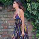 Jessica Lemarie-Pires in Long Dress out in London - 454 x 849