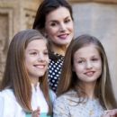 King Felipe VI of Spain, Queen Letizia of Spain attended Easter Mass in Palma  (April 1, 2018) - 399 x 600