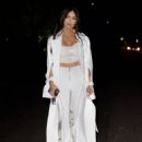 Megan Fox – In all white out for dinner in Brentwood