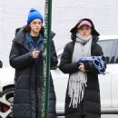 Natalia Dyer – Braves the cold while stopping at a smoke shop in Manhattan - 454 x 694