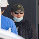 Georgia Groome and Rupert Grint – Wearing face masks in London - 454 x 571