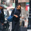 Amber Stevens West – Seen carrying her luggage while out in New York - 454 x 636
