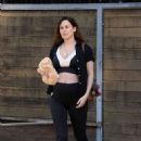Rumer Willis – Showing her baby bump while out in Los Angeles
