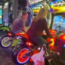 Shanna Moakler – With boyfriend Matthew Rondeau at Dave and Busters in Los Angeles - 454 x 347