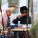 Sab Zada – Enjoys an alfresco lunch in Beverly Hills