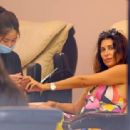 Jodhi Meares – In a summer dress gets her nails done in Rose Bay – Sydney - 454 x 312