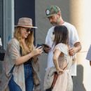 Rachel Bilson – With a mystery man and some friends in Hollywood