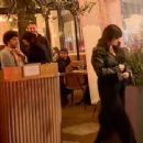 Selena Gomez – With her boyfriend Benny Blanco at a dinner with friends in Los Angeles