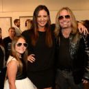 Aubrey Evans, Sara Evans and Vince Neil attend the 2014 CMT Music Awards at Bridgestone Arena on June 4, 2014 in Nashville, Tennessee - 454 x 345