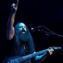 John Petrucci performs as part of the G3 concert tour at Brooklyn Bowl Las Vegas at The Linq Promenade on January 17, 2018 in Las Vegas, Nevada - 454 x 545
