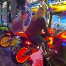 Shanna Moakler – With boyfriend Matthew Rondeau at Dave and Busters in Los Angeles - 454 x 347
