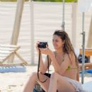 Jenaye Noah – In bikini on vacation at Club 55 in St-Tropez