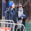 Natalia Dyer – Braves the cold while stopping at a smoke shop in Manhattan - 454 x 699