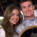 David Coulthard and girlfriend Simone celebrate win at Australian GP 2003 - 454 x 270