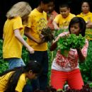 First Lady Michelle Obama Holds Food And Nutrition Event in WH Garden