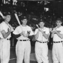Ted Williams, Joe Di Maggio, George Kell & Lou Boudreau - 355 x 284