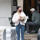 Lucy Hale – Picking up coffee at Alfred in Los Angeles