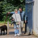 Lisa Armstrong – With new boyfriend in a park in West London - 454 x 374