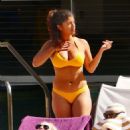 Erika Medina in Yellow Bikini in Las Vegas - 454 x 560