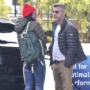 Sarah Silverman – Sharing a kiss with her boyfriend Rory Albanese in Los Angeles - 454 x 681