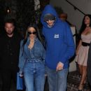 Kim Kardashian – With Pete Davidson on dinner date at A.O.C. restaurant in Los Angeles