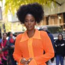 Teyonah Parris – Arrives to ABC studios in New York City - 454 x 678