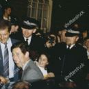Prince Charles and Princess Diana leaving Saint Mary's Hospital after the birth of their first baby son Prince William - 22 June 1982 - 454 x 304