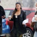 Gina Rodriguez – Filming ‘Not Dead Yet’ in Los Angeles - 454 x 681