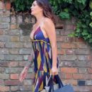 Jessica Lemarie-Pires in Long Dress out in London - 454 x 758