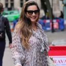 Kelly Brook – In a patterned summer dress at Heart radio in London - 454 x 664