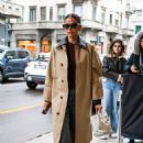 Bruna Marquezine – In Milan during Fashion Week sporting a Bottega Veneta coat and bag - 454 x 681