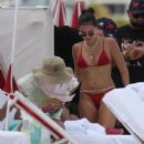 Gabriela Berlingeri – Spotted on the beach in Miami