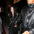 AE  and Cher  on a Double Date with VALENTINA FERRER and J Balvin at Funke in Beverly Hills