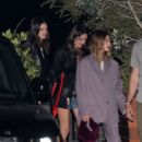 Hailey Bieber – With Kendall Jenner step out together at Nobu in Malibu