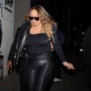 Mariah Carey – Night out with James Corden for dinner at Craig’s in West Hollywood - 454 x 676
