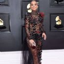 Jasmine Sanders – 2022 Grammy Awards in Las Vegas - 454 x 616