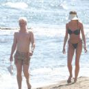 Sophie Habboo – In a bikini on the beach in Marbella - 454 x 595